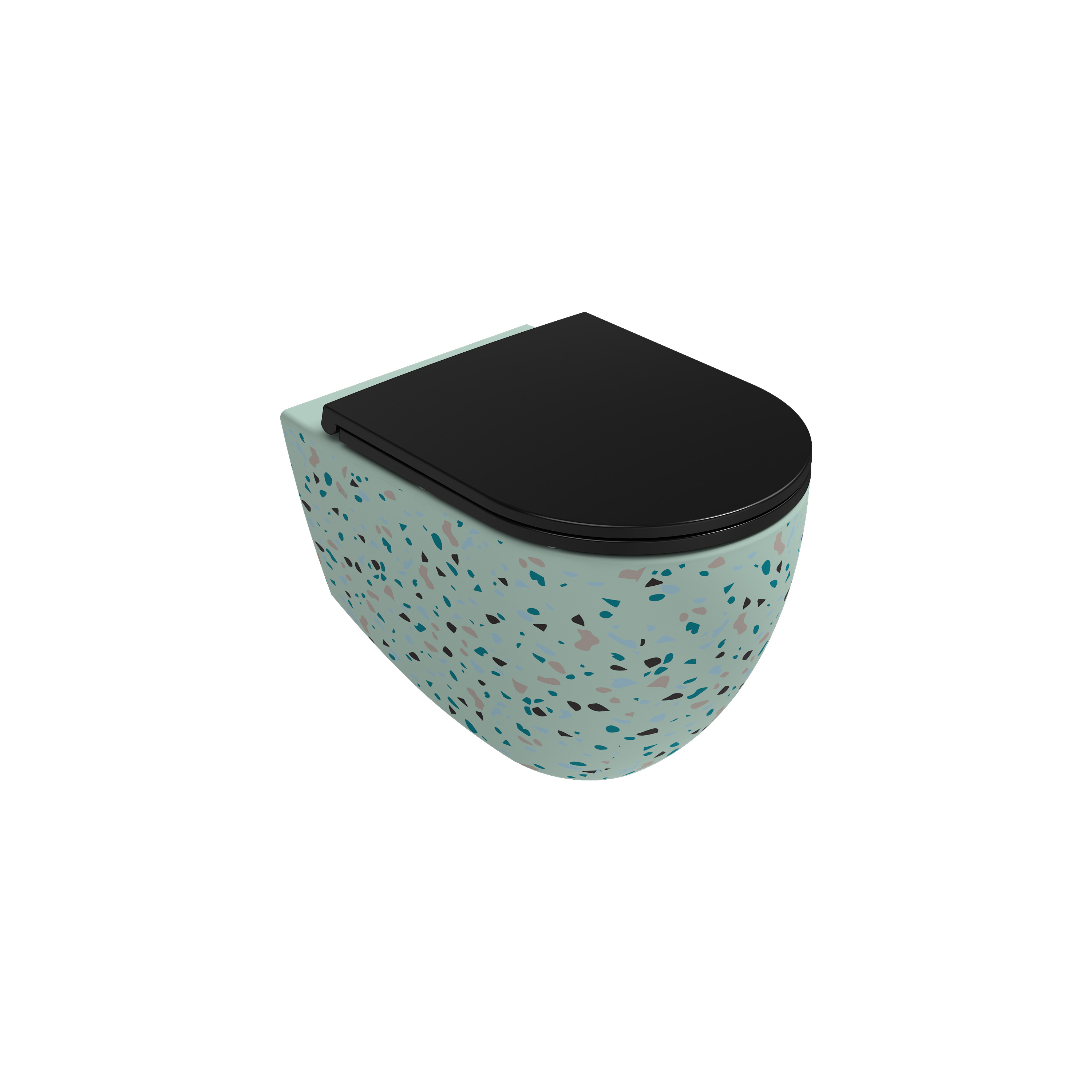 Countertop Washbasin 60 cm Terrazzo Salmon